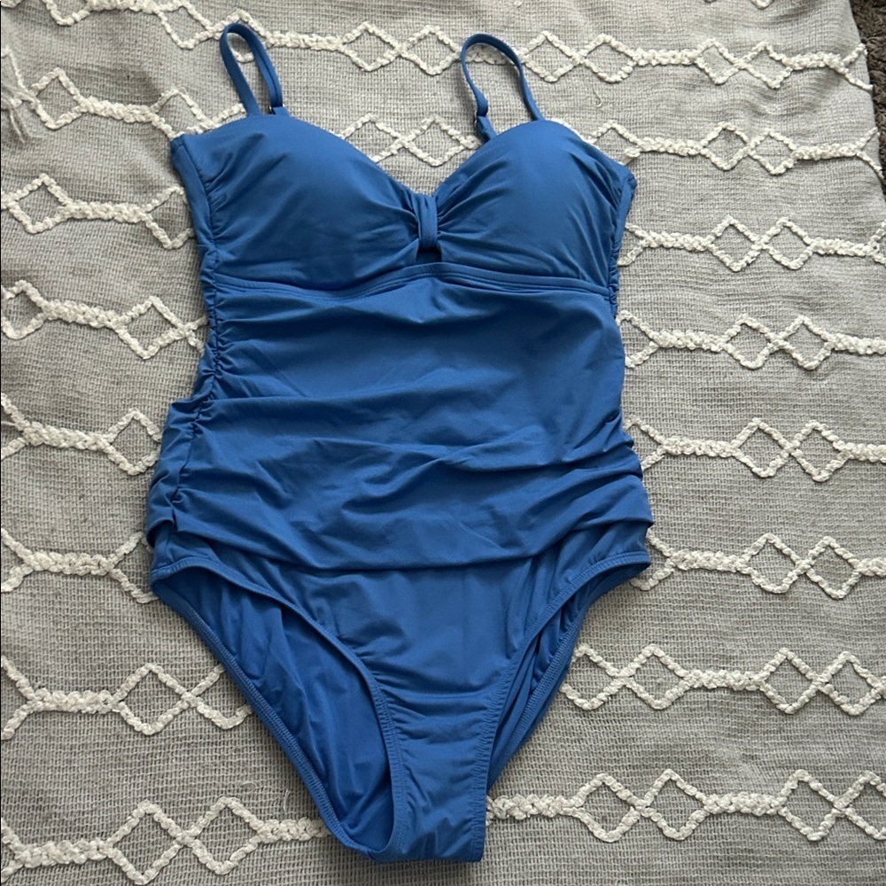 Jantzen Sky Blue Kids One Piece Swimsuit
